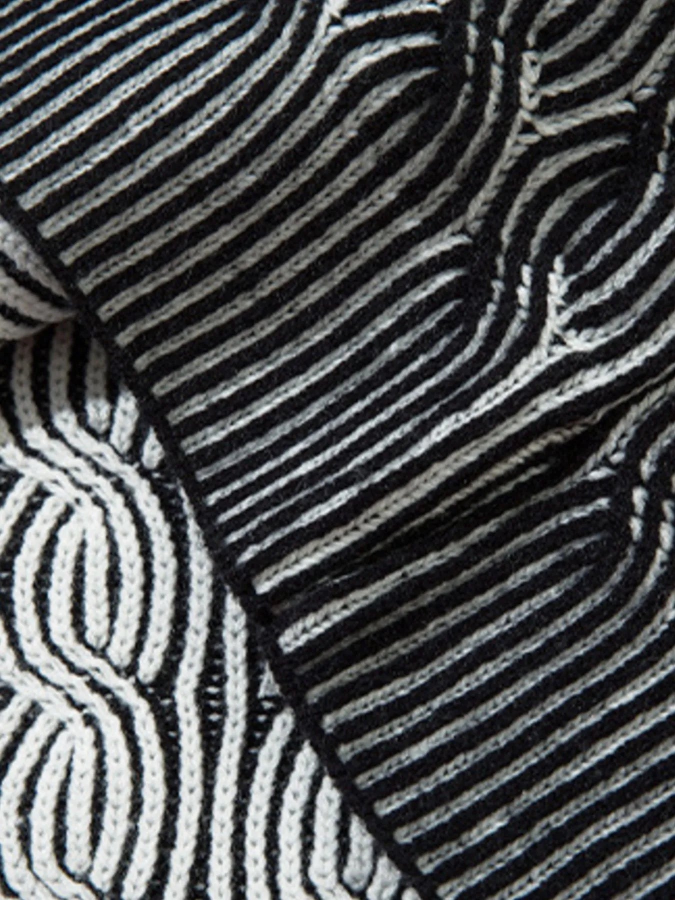 Men's Cable-Knit Zip-Up Cardigan