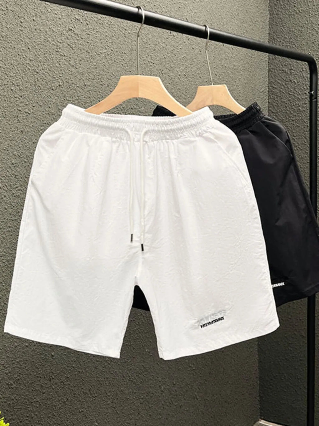 Men's Plus Size Drawstring Shorts