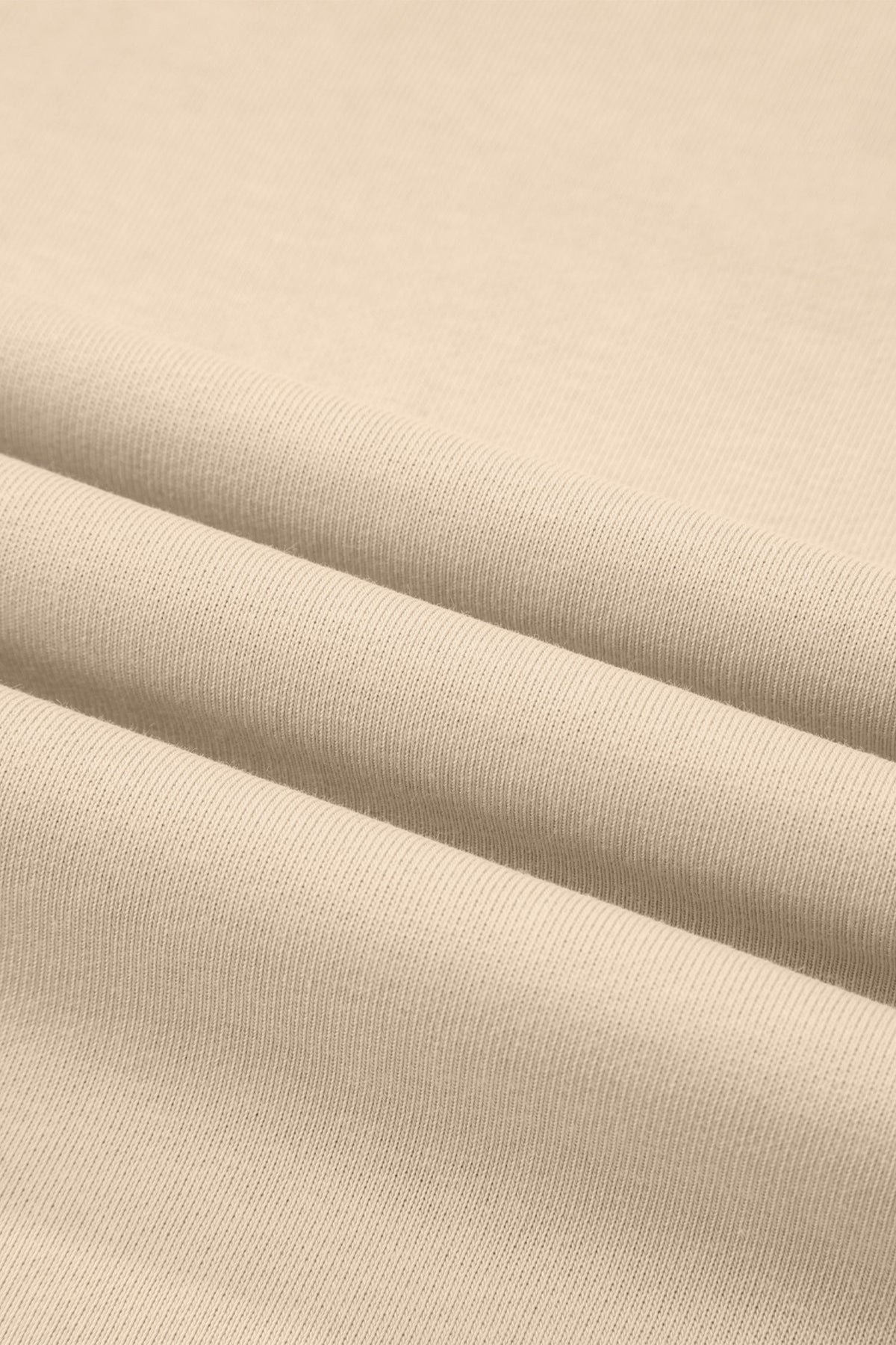 Solid Raw Seam Patchwork Baggy Sweatshirt