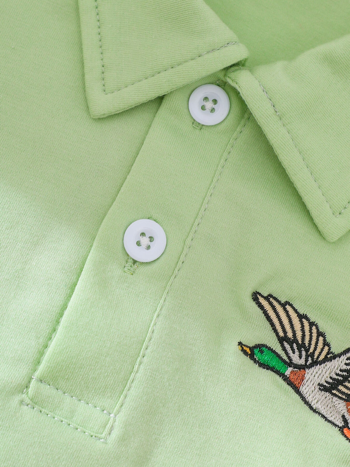Children's Embroidered Polo Shirt & Striped Shorts Set
