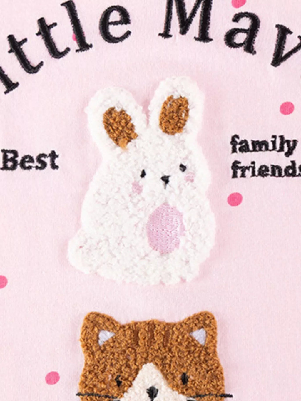 Children's Animal Long-Sleeve Ruffle Hem Dress
