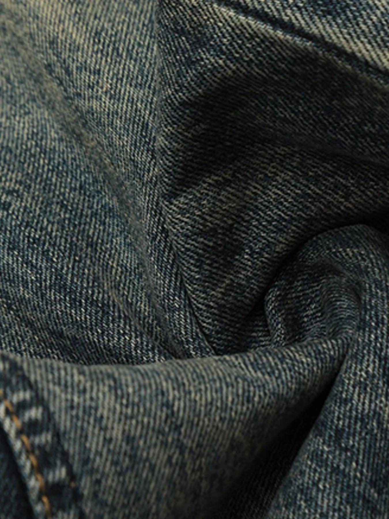 Men's Wash Straight Leg Jeans