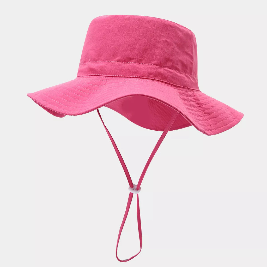 Wide-Brim Sun Protection Bucket Hat