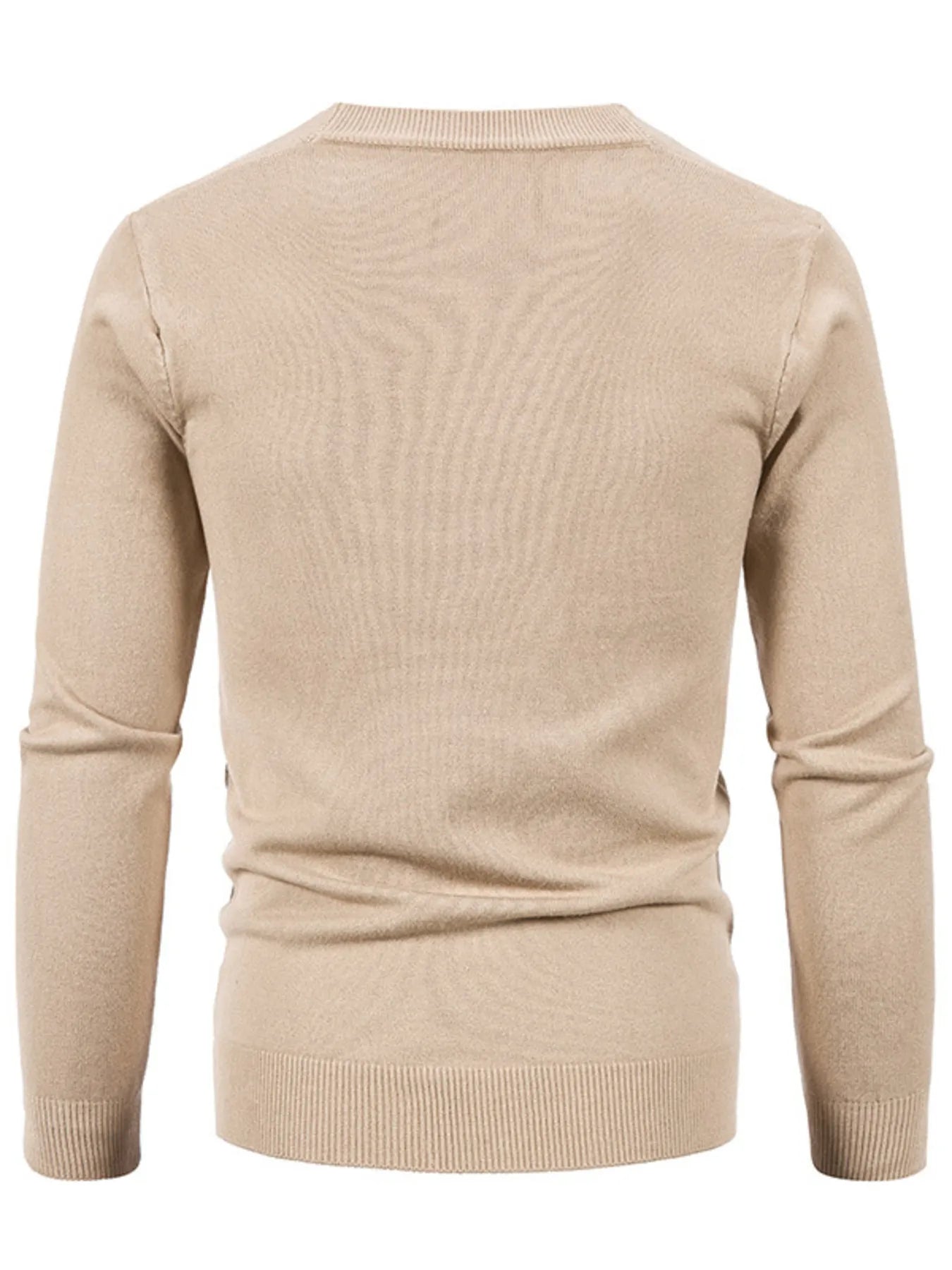 Men's Plus Size Button Up Long Sleeve Cardigan