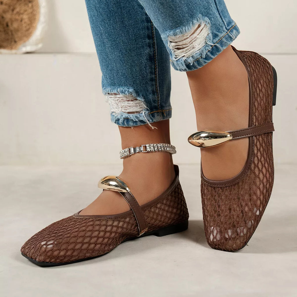 Square Toe Slip-Ons