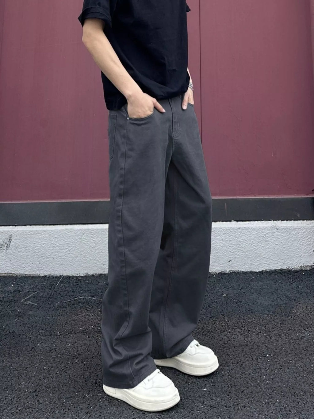 Men's Plus Size Comfortable Wide-Leg Casual Pants