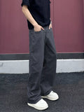 Men's Plus Size Comfortable Wide-Leg Casual Pants