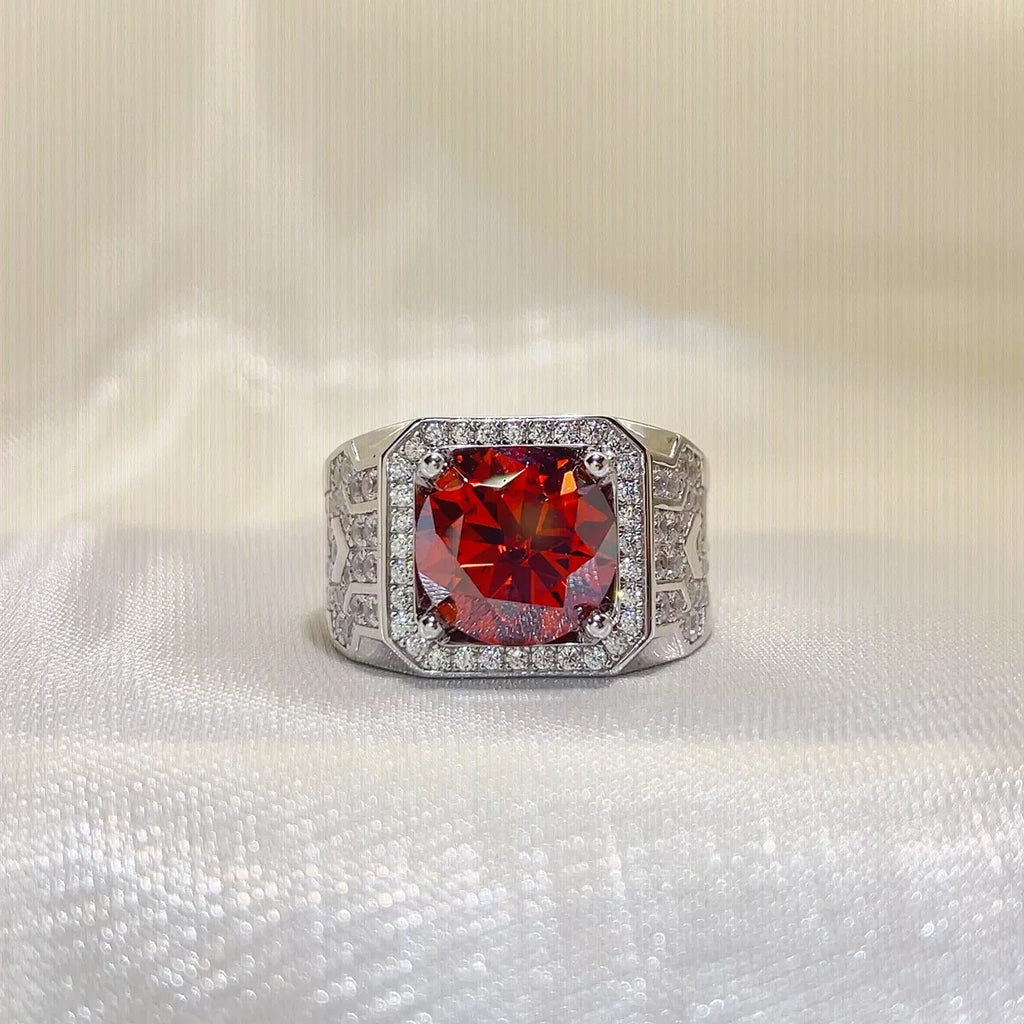 5 Carat 925 Sterling Silver Moissanite Ring