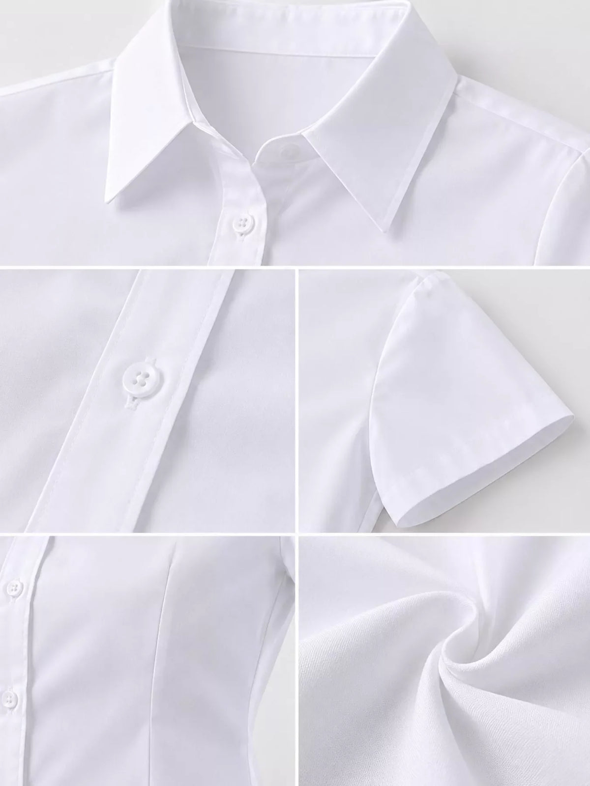 Full Size Classic Slim-Fit Button-Down Shirt Plus Size