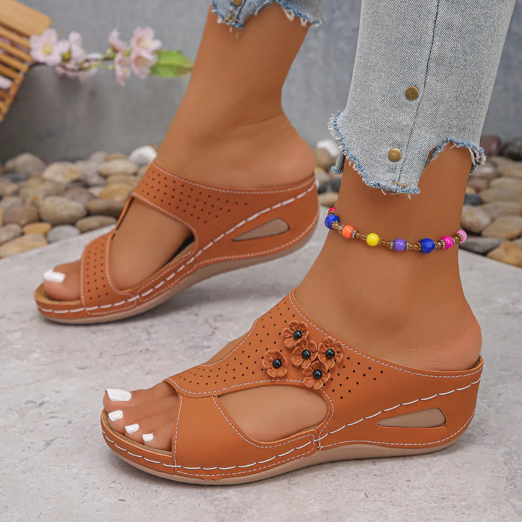 Open Toe Wedge Sandals