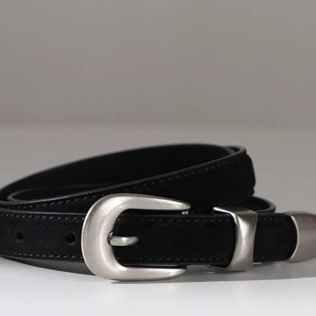 Cowhide Leather Western Belt