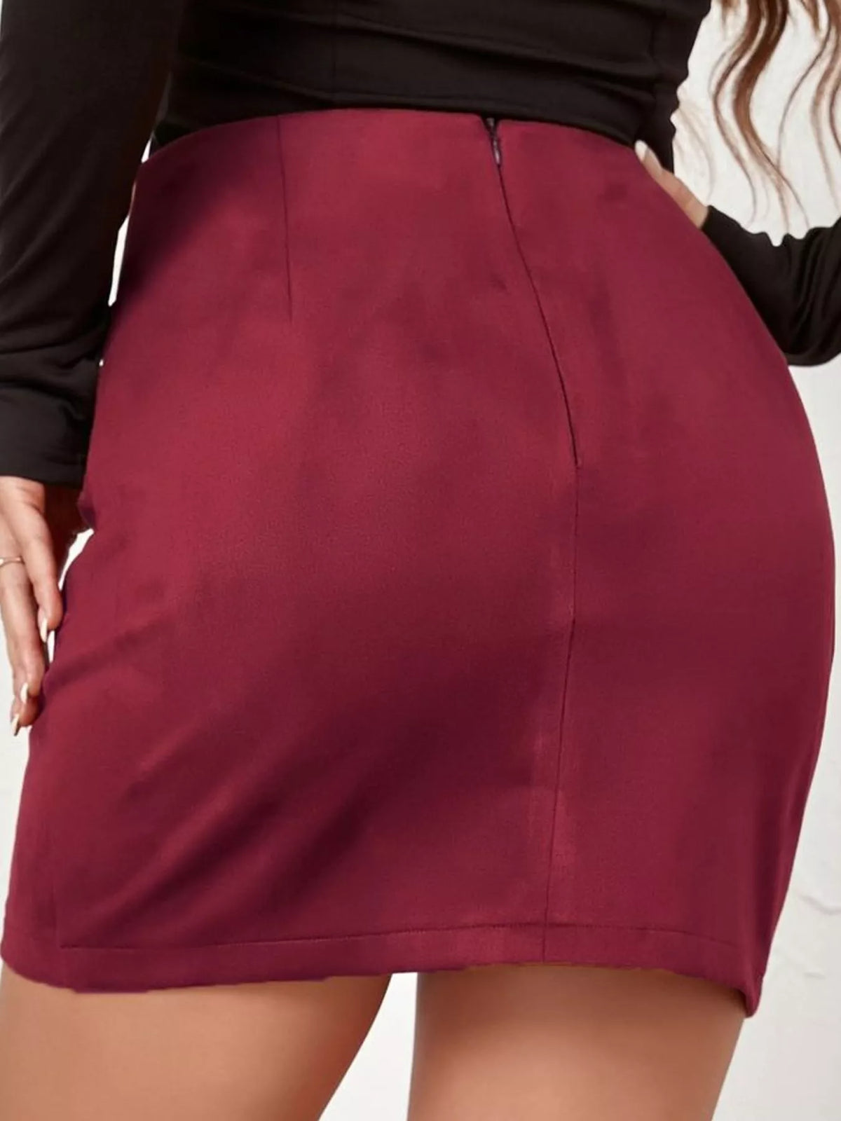 Ruched Mini Skirt