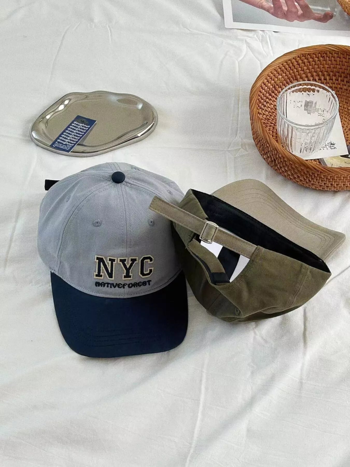 Letter Embroidered Baseball Cap