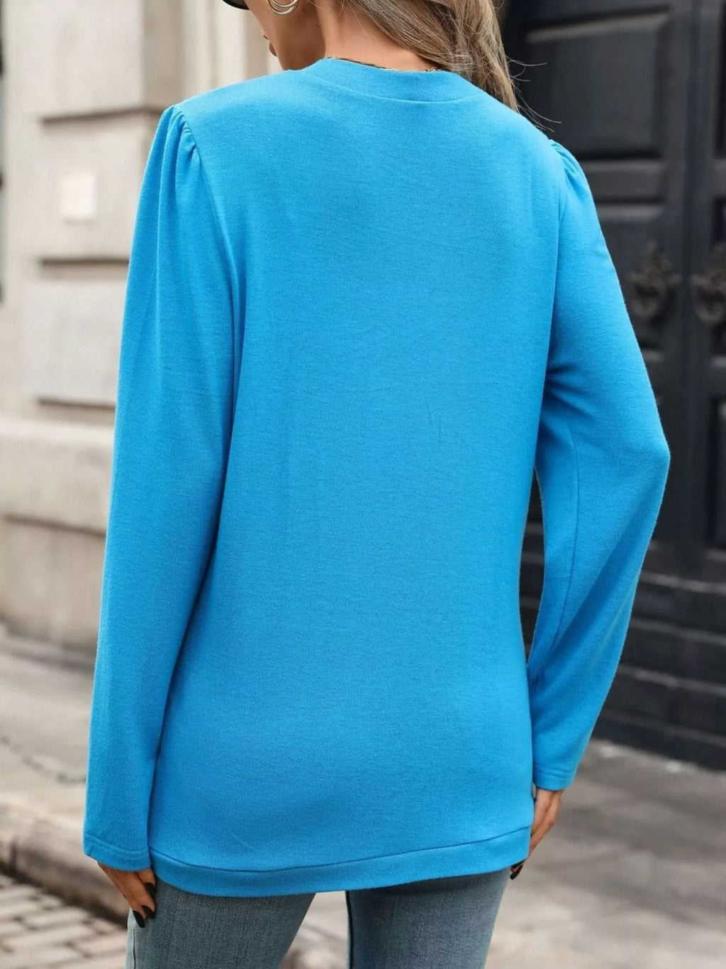 Open Front Long Sleeve Cardigan