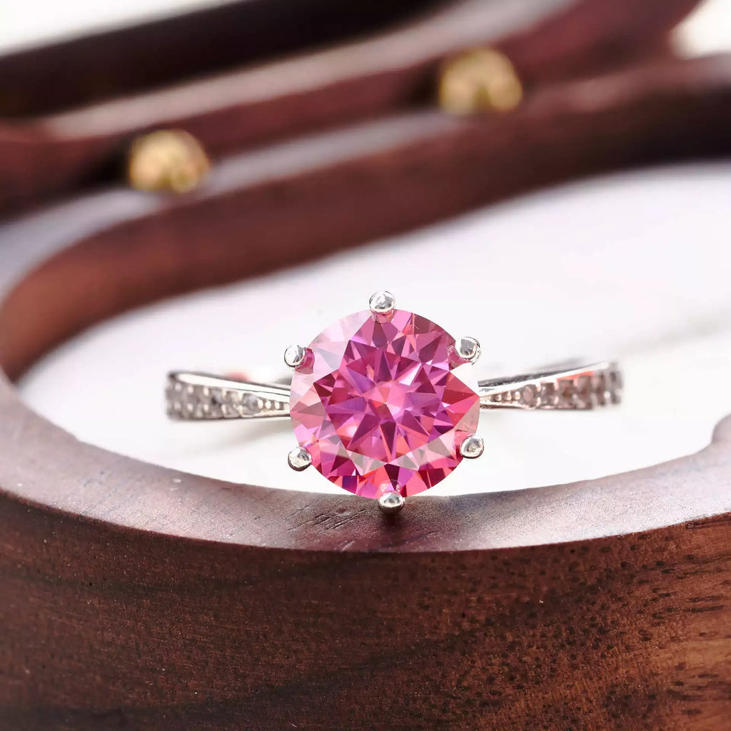 3 Carat 925 Sterling Silver Moissanite Ring