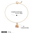 18K Gold Cherry Shaped Gemstone Beautifully Designed Dazzling Necklace Ring Set