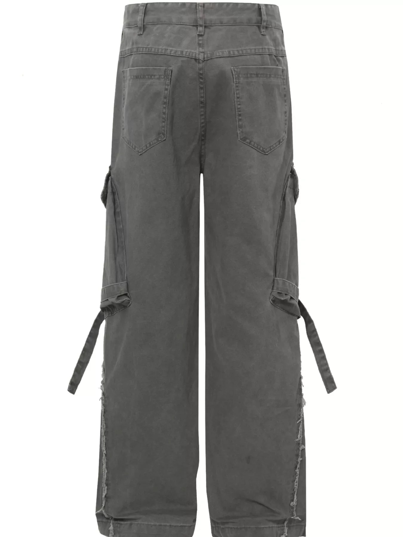 Men's Cargo Pants with Buckle Straps