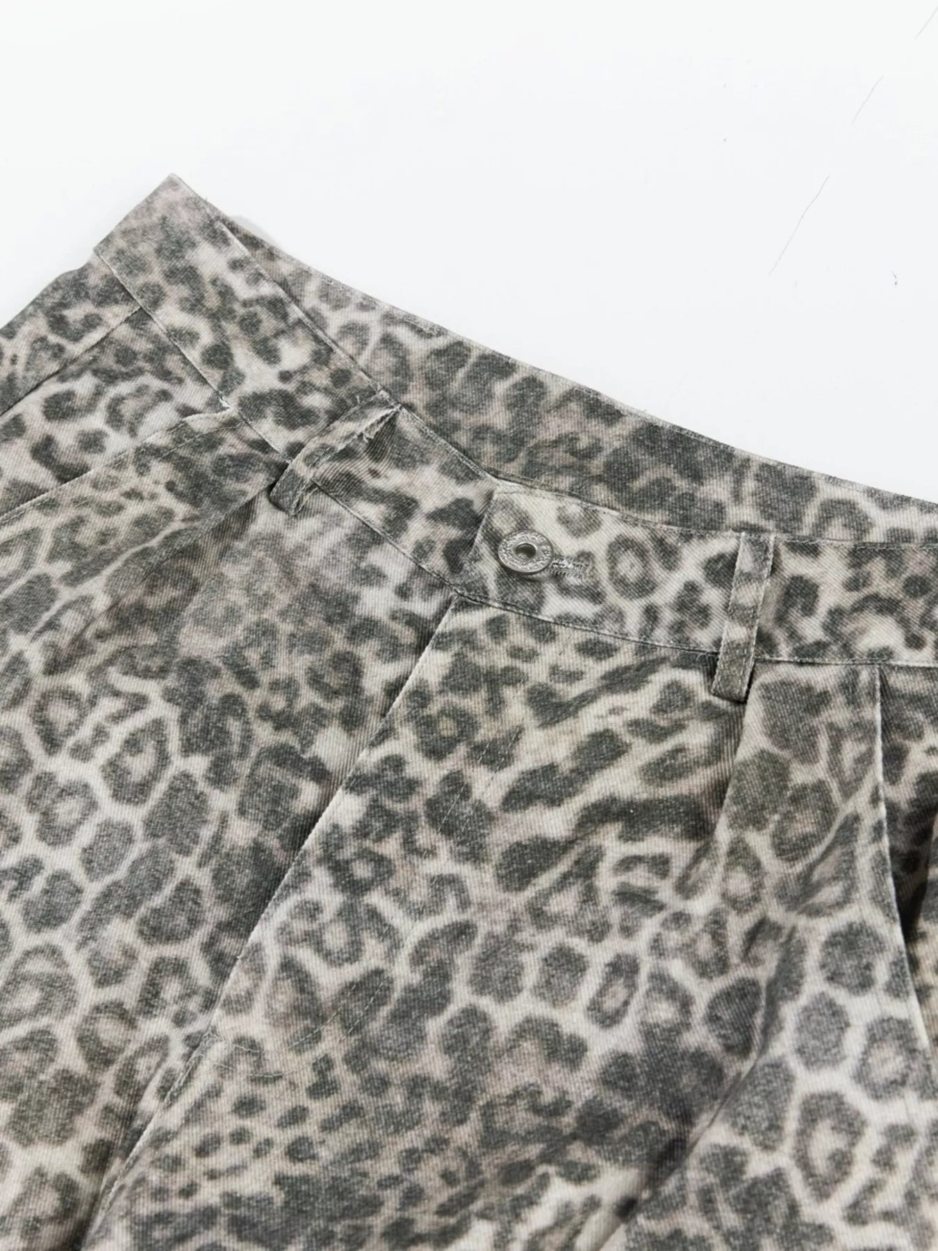 Men's Leopard Print Cargo Pants
