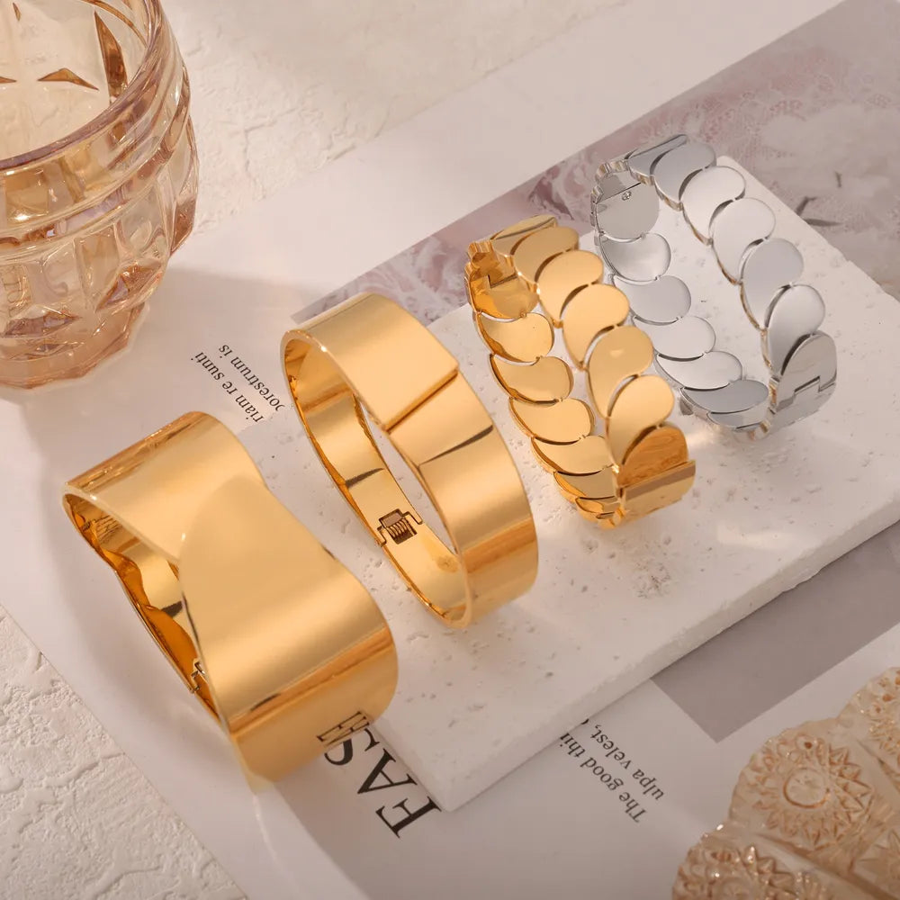 Titanium Steel Cuff Bracelet