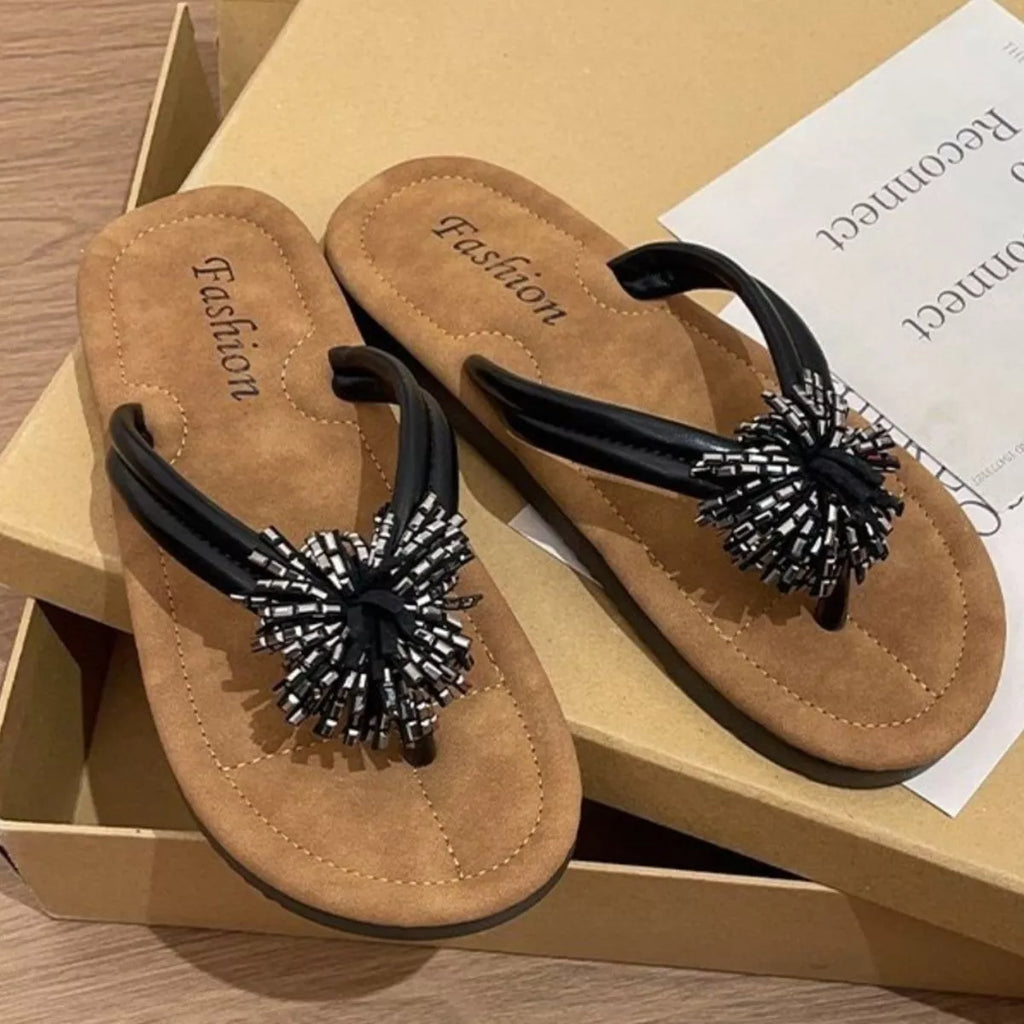 Toe Post Flats Sandals