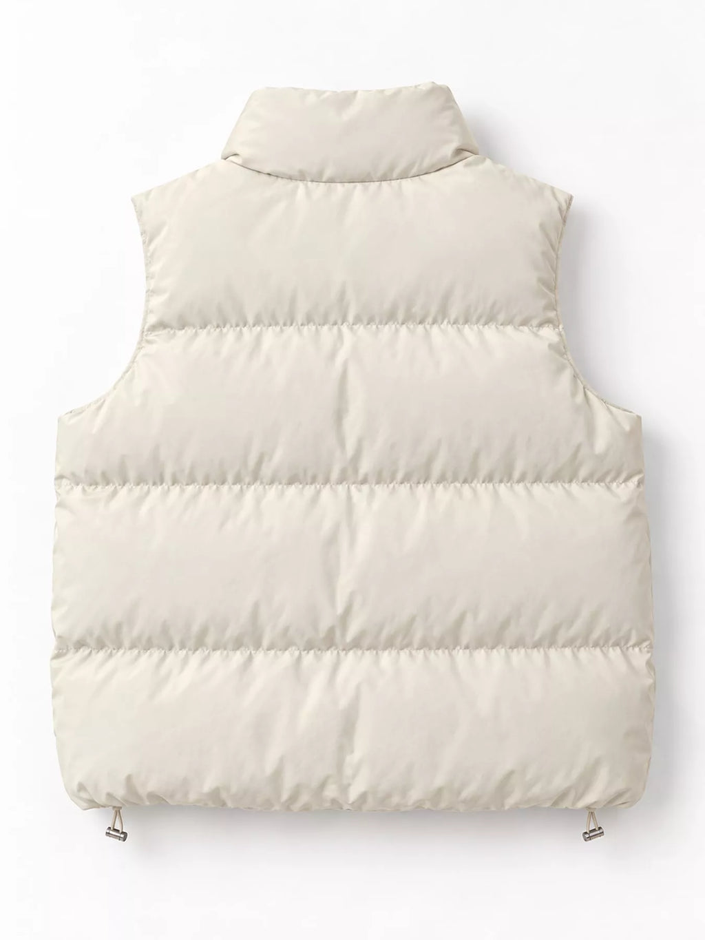 Stand-Up Collar Puffer Vest Coat