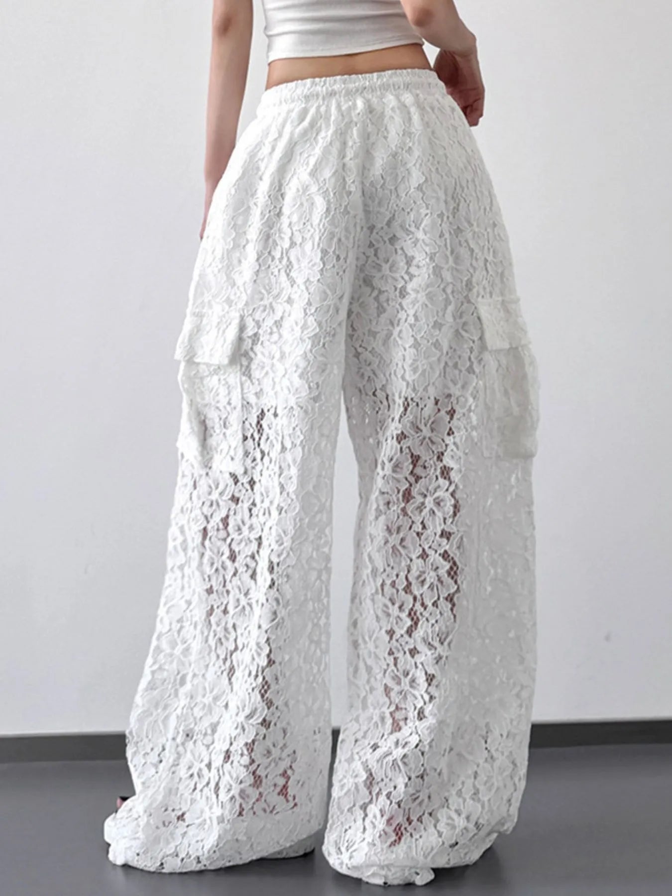 Lace Wide Leg Pants