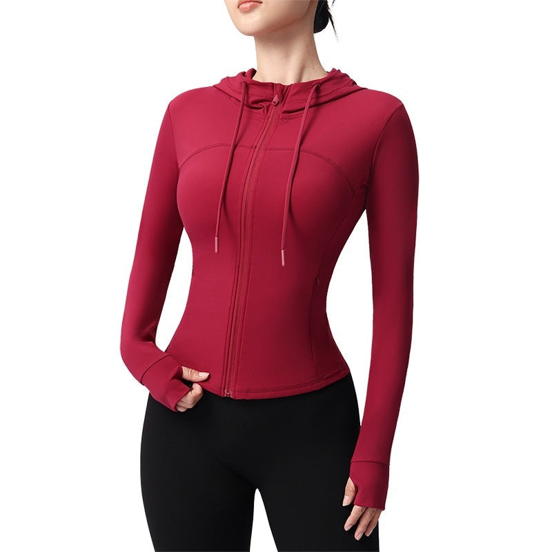 New Womens Yoga Jacket Long-sleeve Yoga Wear