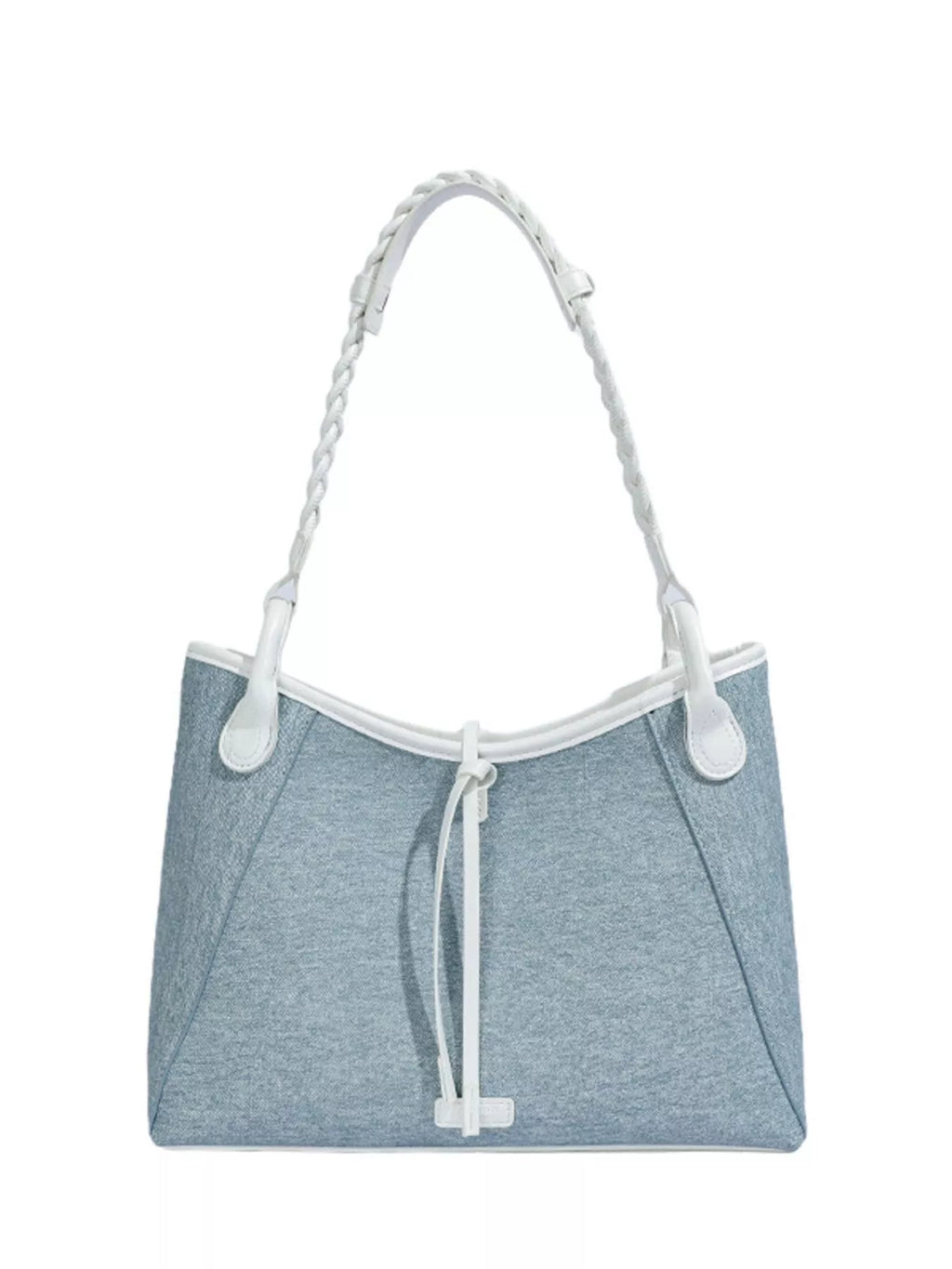 Casual Contrast Trim Shoulder Bag