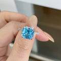 925 Sterling Silver Square Ring