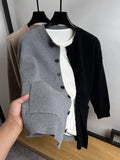 Men's Plus Size Button-Front Ribbed Knit Cardigan