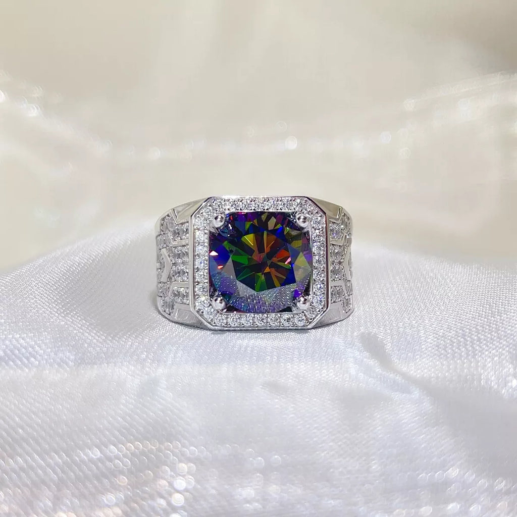 5 Carat 925 Sterling Silver Moissanite Ring