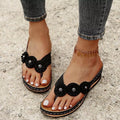 Toe Post Wedge Sandals