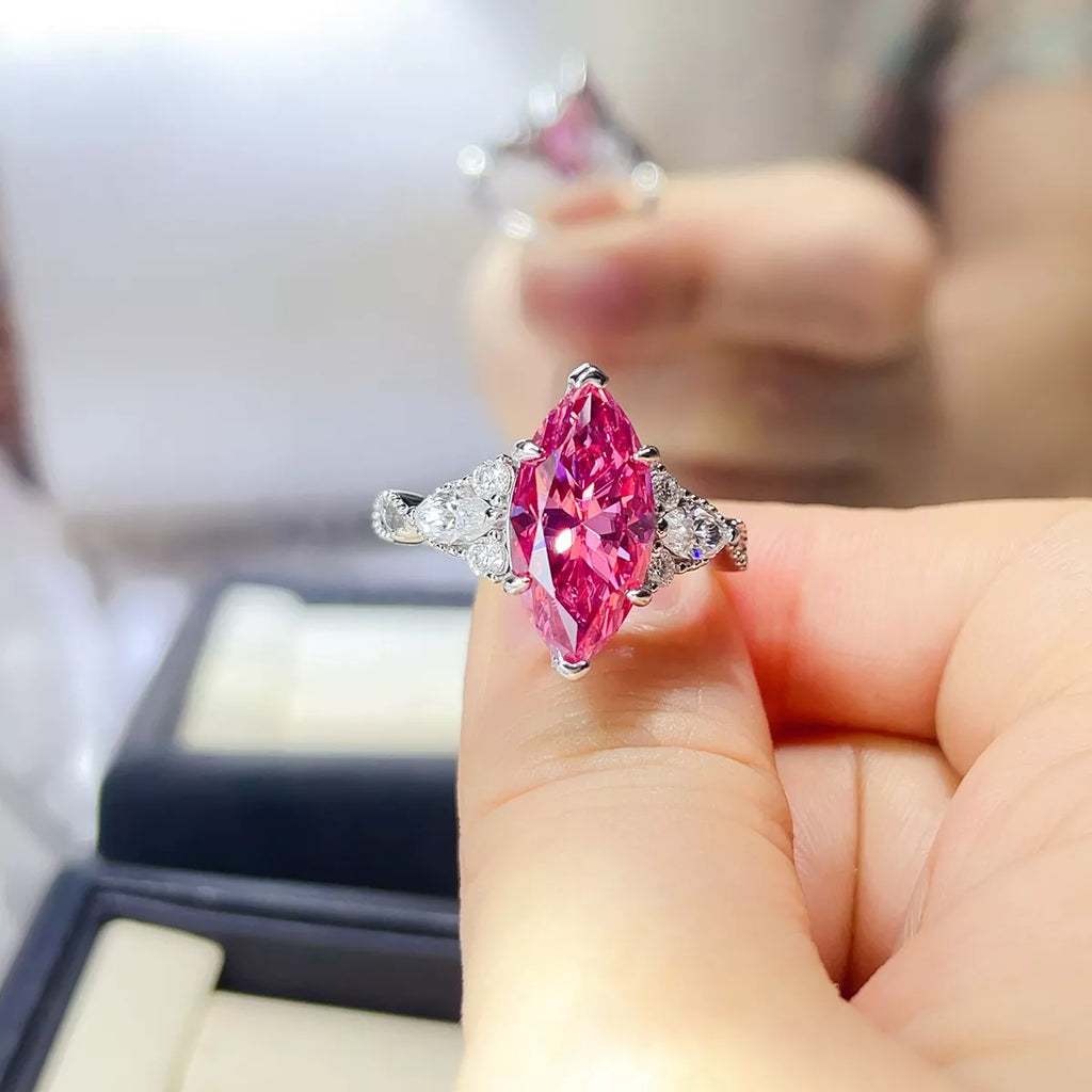 5 Carat Moissanite 925 Sterling Silver Ring