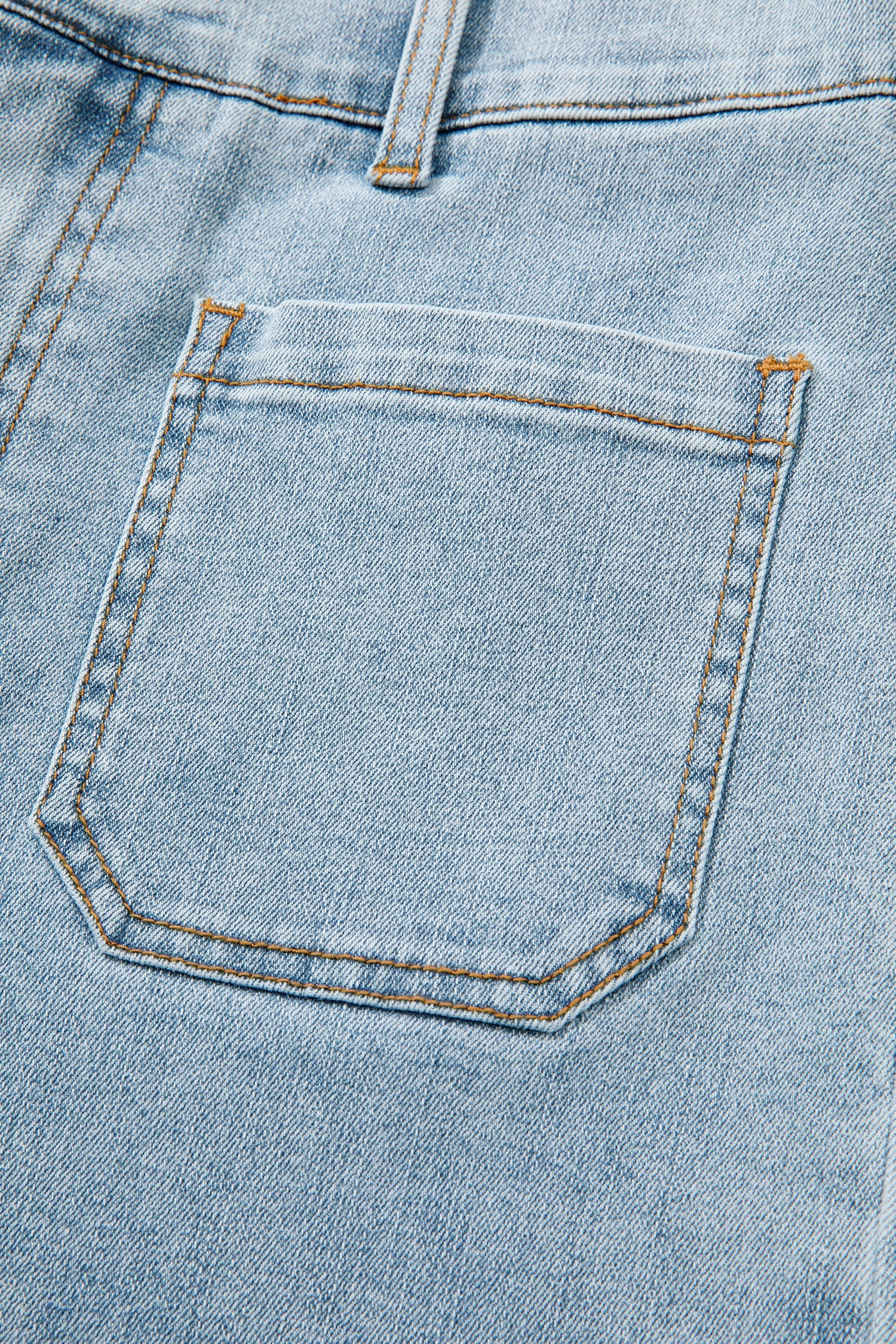 Beau Blue Solid Full-Length Regular Pocket Detail Wholesale Denim Jeans