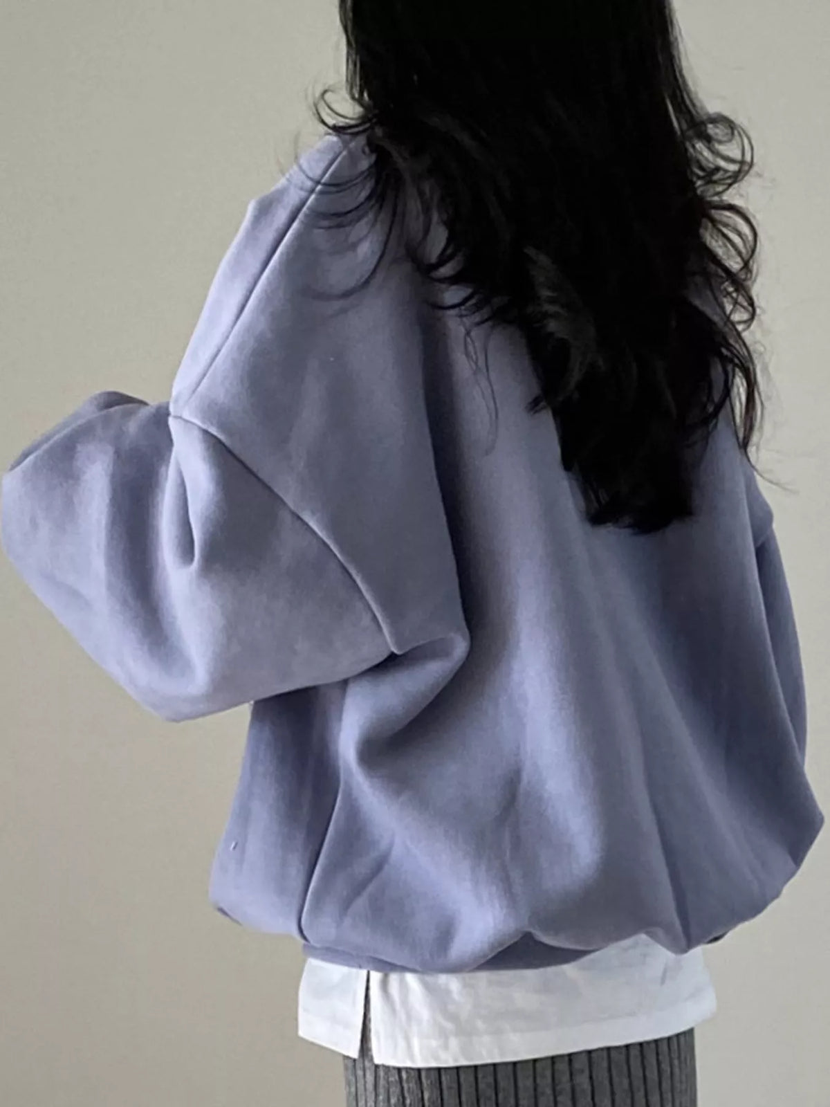 Half-Zip Letter Graphic Sweatshirt
