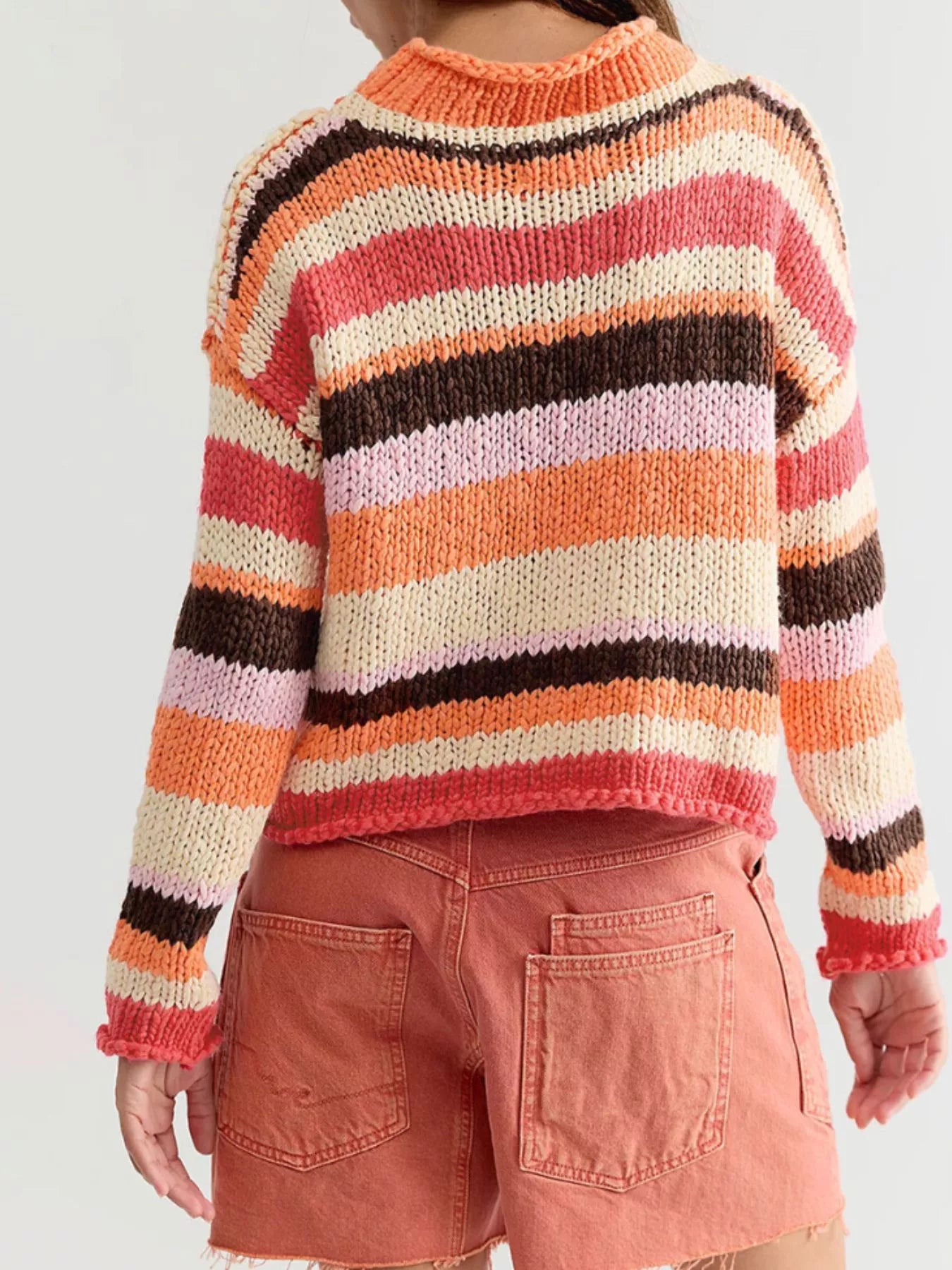 Chunky Knit Striped Sweater