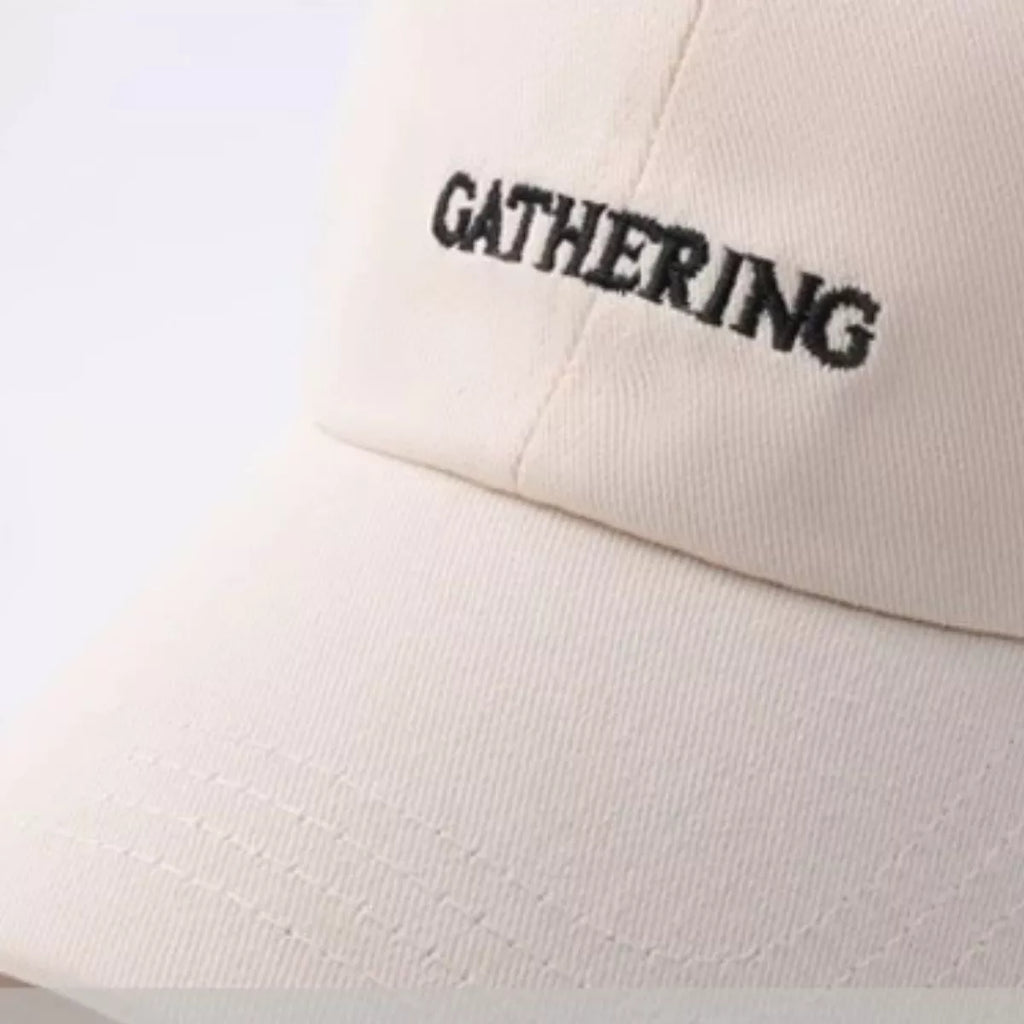 Embroidered Letter Baseball Cap