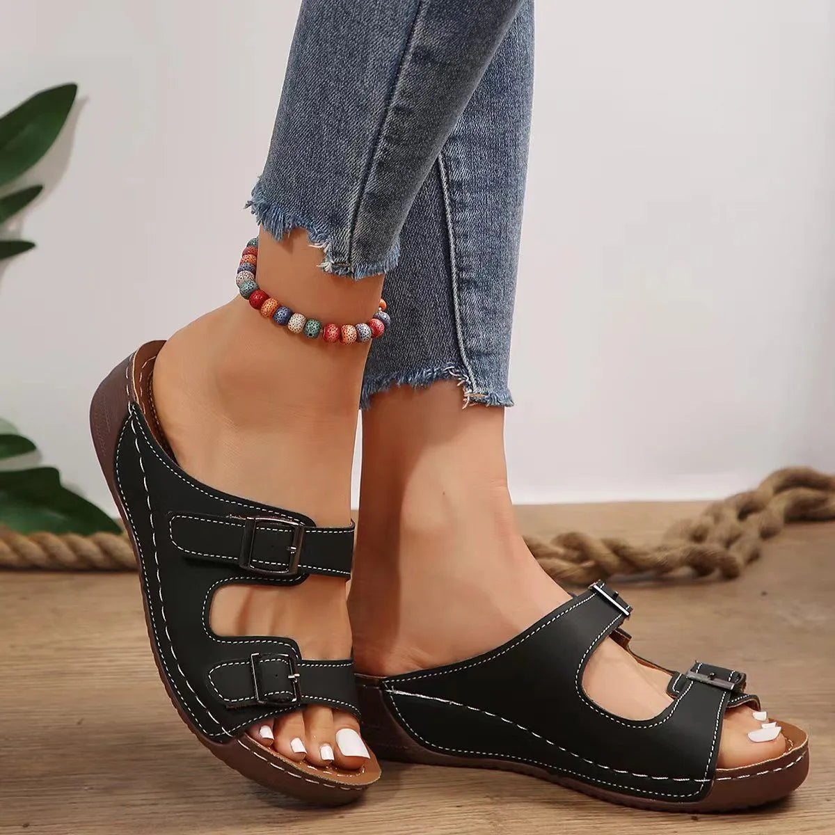 Open Toe Platform Sandals