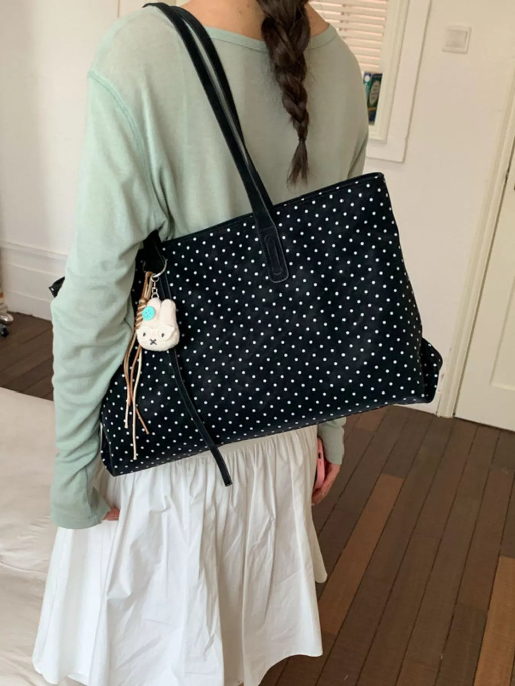 Polka Dot Shoulder Bag