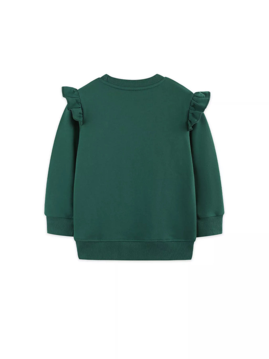 Children's Floral Embroidered Crew Neck Sweatshirt