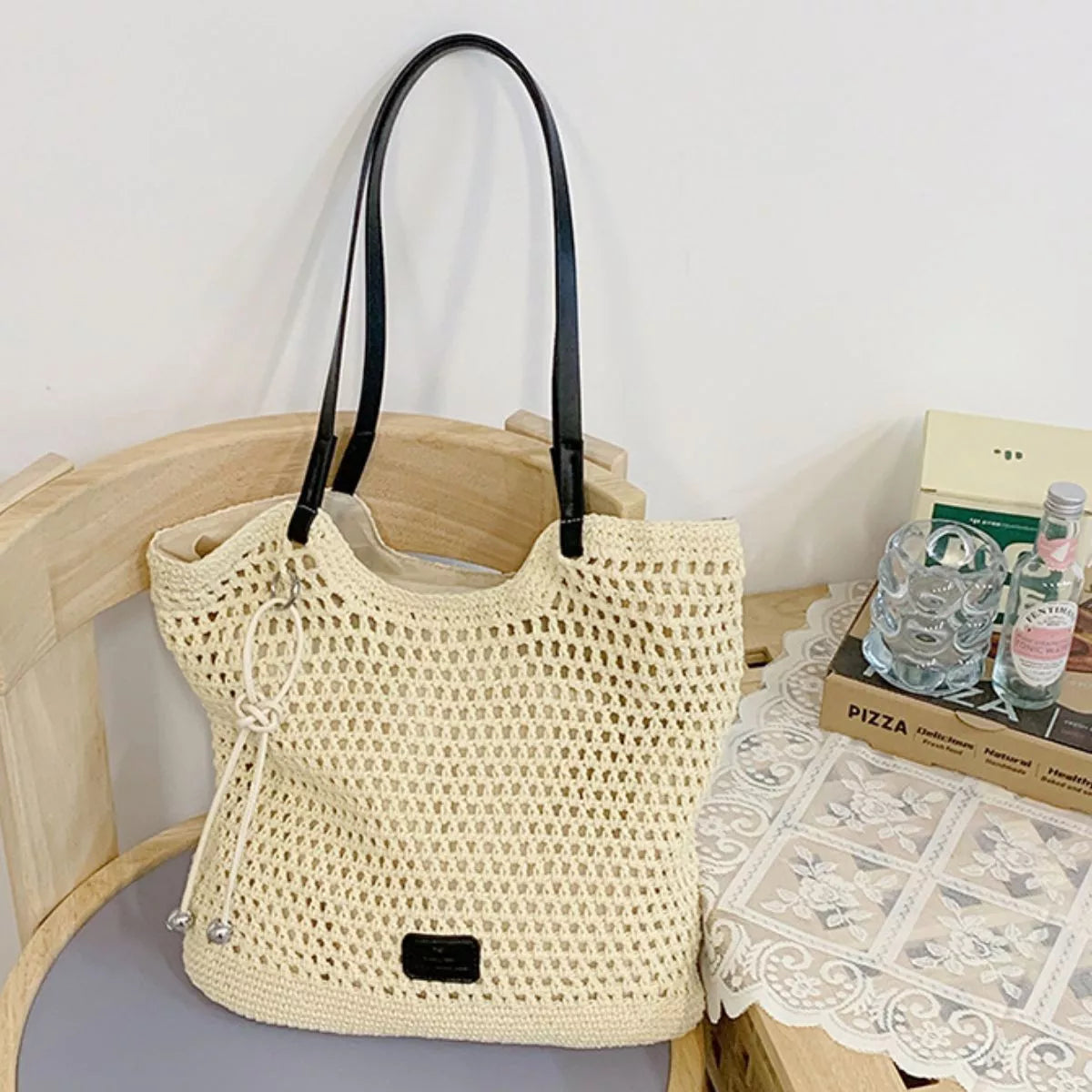 Crochet Knit Shoulder Bag