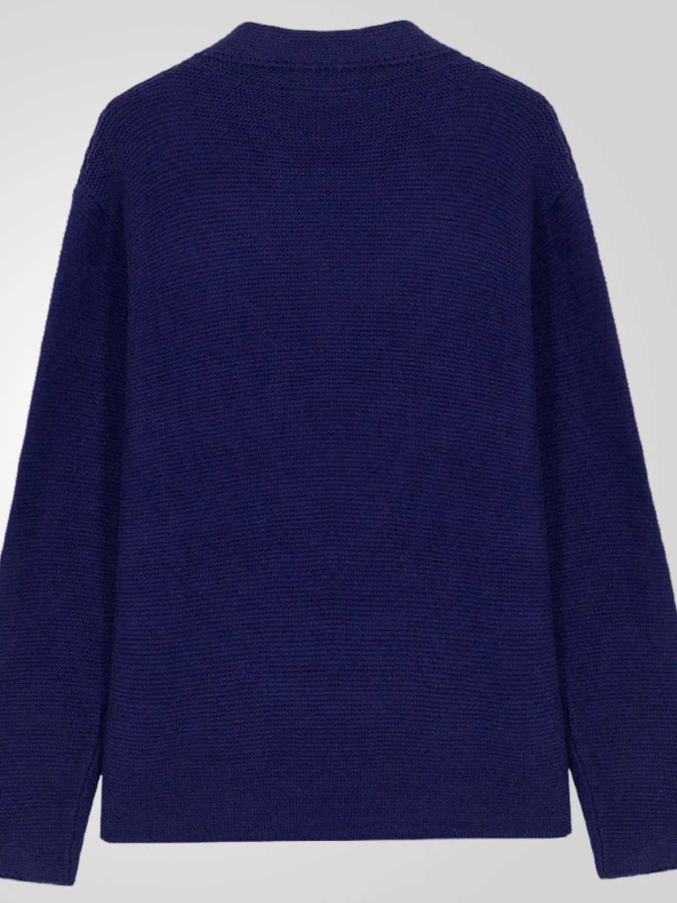 Men's Plus Size Button Up Long Sleeve Cardigan