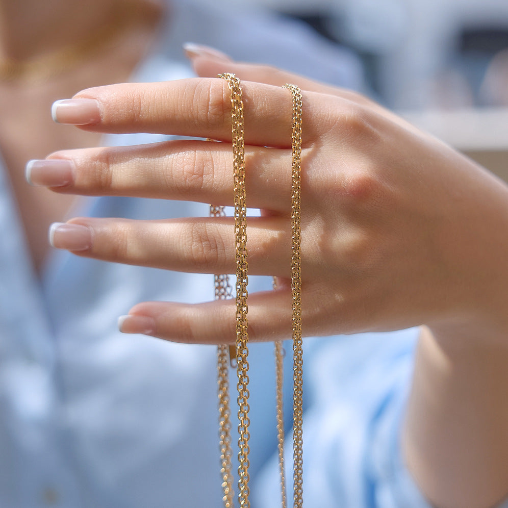 Layered Chain Necklace Collection
