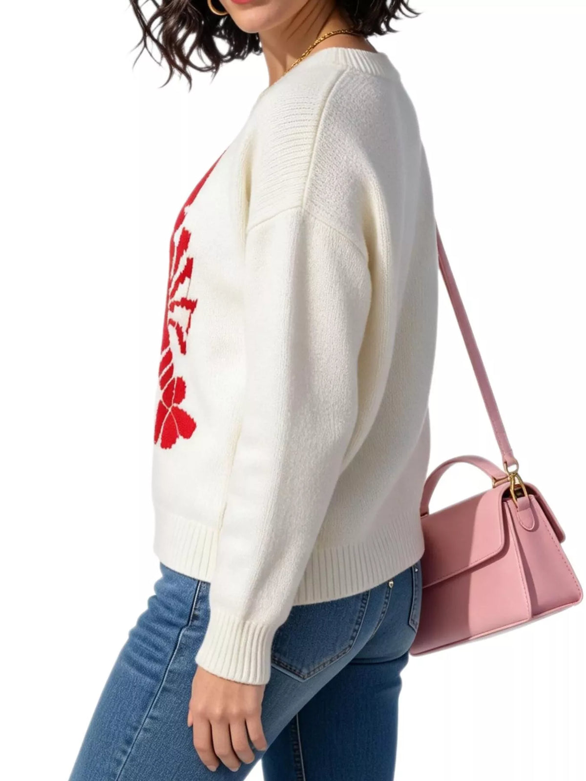 Lobster Graphic Crew Neck Sweater