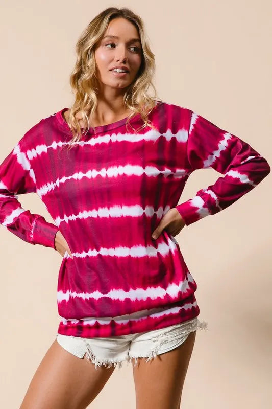 Tie-Dye Terry Sweatshirt