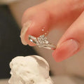 1 Carat 925 Sterling Silver Moissanite Ring
