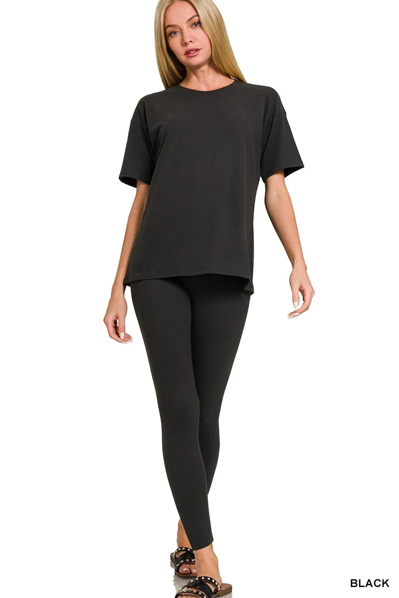 Brushed Microfiber Loungewear Set – Plus Size Friendly