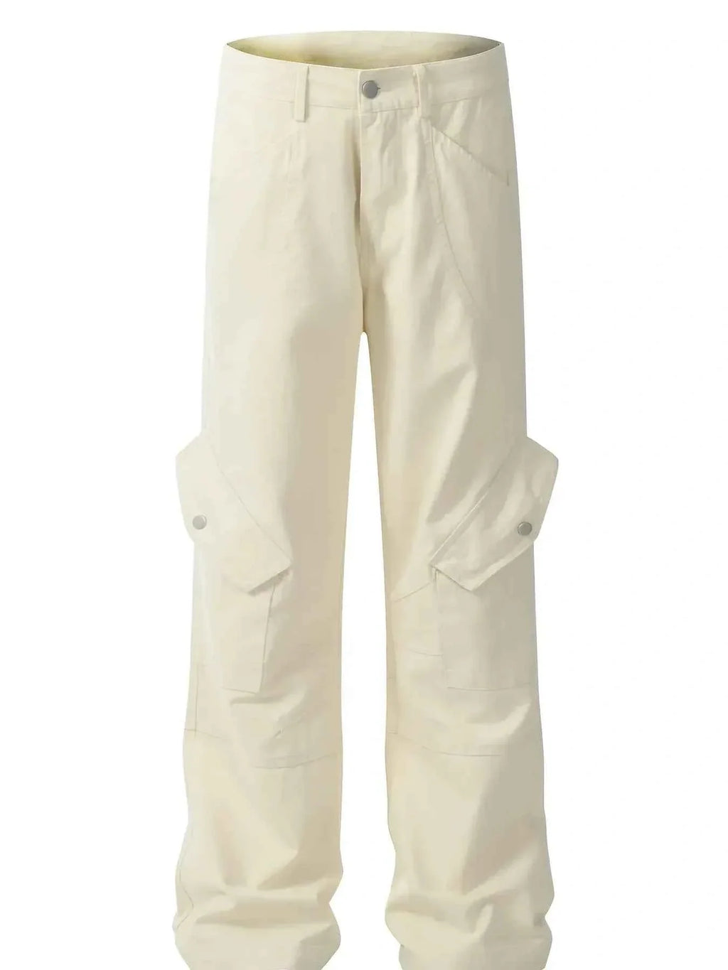 Men's Cargo Straight Pants with Multiple Pockets
