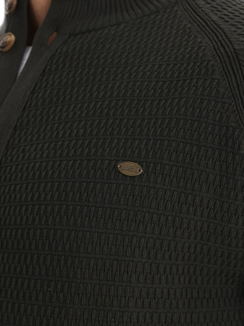 Men's Button Down Long Sleeve Cardigan