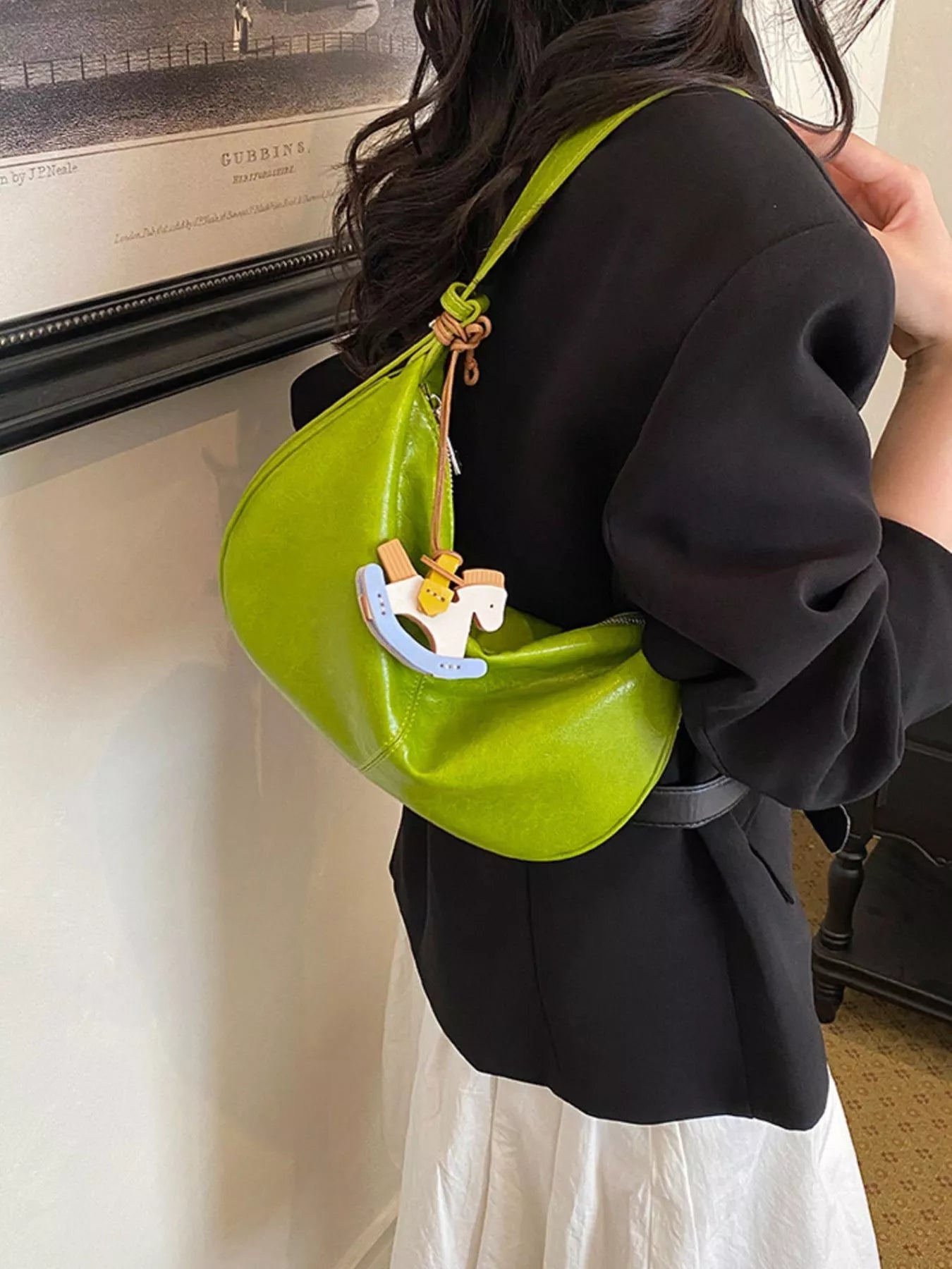 PU Leather Shoulder Bag